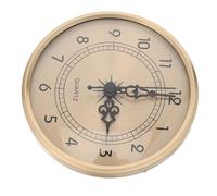 Insert D’horloge Rond en Métal 108mm à Quartz, Lecture Claire | Remplacement Simple, Fonctionnement Silencieux, Précision Stable, pour Étude et Ambiance Nocturne