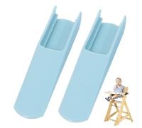 Insert de jambe de chaise haute - Couvre-pieds en PVC - Coussinets d'extension de jambe - Coussinets antidérapants | pour les sièges de café, les sorties en, les-repas partagés | Ensemble d'e