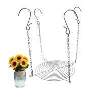 Insert de Jardinière Ajustable Avec 4 Crochets Support Élévateur De Vase Et