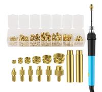 Insert de la chaleur | Inserts filetés résistants à la chaleur | Ensemble de soudage | Kit de tête 3D Hot Press | Adaptateur Pièces Équipement Insertion d'impression chauffante pour le travail imprimé