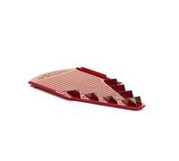 Insert de Lame Börner pour Mandolines V1, V3 & V6 (10mm) • Insert de Lame Idéal pour Grosses Bâtonnets et Frites • Insert Coupe-Frites • Accessoires pour Coupe-Légumes • Couleur: Rouge