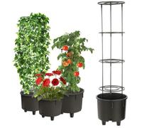 Insert De Pot - Botle - Ø28,5cm - Cadre Amovible - Plastique Durable - Jardinage Modulaire Multicolore