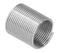 Insert de réparation de filetage, réparation de filetage de fil de manchon de dent de vis, insert de filetage de manchon hélicoïdal enroulé de protection en acier inoxydable 304 A2(M8x1.25x2D)