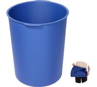 Insert de seau 18,9 l - Insert de seau en silicone - Réutilisable - Convient pour les aliments - Pour le mortier en couche mince, la peinture, le béton et la résine époxy - Bleu