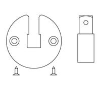 Insert de sécurité support moteur Mondrian 4 - Came 001YM0101