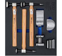 Insert de Servante - BGS - 74298 - 7 pièces - Marteaux en Hickory - Outils de Carrosserie