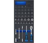 Insert de Servante d Atelier 1/3 - Jeu de 41 Douilles 6,3 mm (1/4) - Précision et Organisation - D-Work