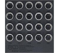 Insert de Servante d Atelier 1/6 - Jeu 20 pcs Outils Écrous Antivol BMW - Acier - Sécurité et Praticité - D-Work