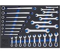 Insert de Servante d Atelier 3/3 - 26 pcs Clés Mixtes et Polygonales Doubles - Organisation et Accessibilité Optimale - D-Work
