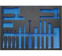 Insert de Servante d Atelier 3/3 Vide - 41,3 x 3,4 x 57,4 cm - Compatible Art. 4034 - Organisation Optimale - D-Work