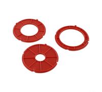 Insert de table de défonceuse pour jeu d'anneaux, compatible avec Bosch RA1171 RA1180 RA1181, anneaux de réduction rouges pour le travail du bois, pour un réglage précis de la profondeur
