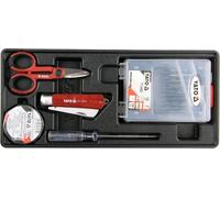 Insert de tiroir 385x175x41mm avec perceuse et outils 23 pièces