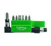 Insert de tournevis hexagonal TOPTUL 1/4 pouces 7 pièce PH1 PH2 PH3 4x0.5 7x1.2 PZ1 PZ2
