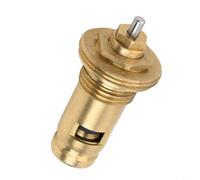 Insert de valve de radiateur M30 x 1,5 G1/2 Thermostatique pour radiateurs plats, cartouche de contrôle de chauffage en laiton avec réglage du débit à 9 niveaux pour assemblages soudés