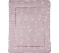 Insert en peluche de coton ultra-doux pour lit à barreaux - violet - 77 x 97 cm