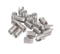Insert fileté à fente, 22mm acier inoxydable auto-taraudeur | Construction antirouille Durable anti-vibrations Ajustement précis Sans pré-taraudage Usage auto marine machinerie
