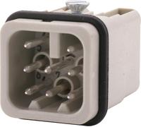 Insert Harting Han 8D (M) avec système de verrouillage rapide, 8 pôles, AC 50V / DC 120V, 10A - 1 pièce