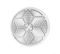 Insert vapeur en acier inoxydable 304 rond 15-39 cm Insert pour cuiseur vapeur Insert pour casseroles autocuiseur cuisine Argenté (35 cm)