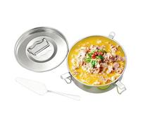 Insert vapeur en acier inoxydable, revêtement antiadhésif, inoxydable | Accessoire de cuisson vapeur pour cuire à la vapeur de sauces, flocons d'avoine, pour cuisine, camping et voyage