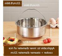 Insert vapeur pour poêle de 22 cm en acier inoxydable 304 pour légumes