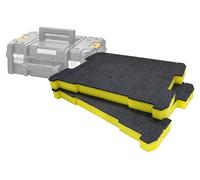 Insertions en mousse de 30 mm, de couleur jaune, lot de deux, pour les systèmes TSTAK/ProStack