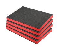 Insertions en mousse pour boîtier d’outils durables en mousse EPE légère, matériaux résistants, solution de stockage incassable, pack de 4 coussinets en mousse, solution de stockage avec coussinets en