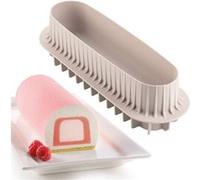 Silikomart Moule insert en silicone pour bûche Collection 3Design 2 tailles Gris clair