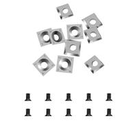Inserts carrés en carbure 20 pièces/ensemble 14x14x2mm avec vis M6, lame Indexable for tournage du bois for tête de coupe de raboteuse