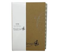 Inserts De Calendrier A5 2025/26 - 8 1/4 X 5 5/8 (21 cm X 14,2 Cm) - Recharge De Calendrier Mensuel Et Hebdomadaire Épais Pour Classeur A5 À 6 Anneaux, Compatible Avec Filofax - à Juin 2026