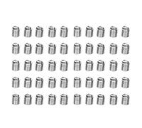 Inserts de filetage en fil d'acier 50 pièces 5/16 pouces 18x1,5D Kit de réparation de filetage en acier inoxydable, outil de fixation pour fils endommagés réparant des matériaux à