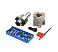 Inserts en carbure, kit d'insertion de fraise CNC, kit d'insertion indexable avec haute adhérence pour fraisage CNC lourd, outil parfait