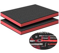 Inserts en mousse pour coffret à outils, 2 pièces