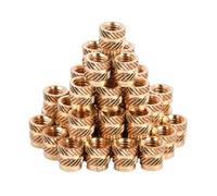 Inserts filetés en cuivre encastrés en laiton | Kit d'inserts filetés en laiton M1-M8, écrous à réglage thermique métrique for bois et plastique(M2 M2.5-01 750PCS)