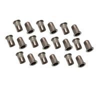 INSERTS FILETES INOX A2, TETE PLATE, ASSORTIMENT de 3 à 8 mm