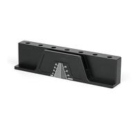 Inserts métalliques pour fabricant de chevilles, pour perceuse | Goupille de fraisage pour 6.35mm, tige de cheville ronde, 7 trous, de rangement, outil pour le travail du