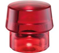 Inserts pour marteaux Simplex en plastique rouge 60 mm