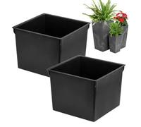 Inserts Pour Pots De Fleurs - Botle - Set 2x Noir - 3 L - Résistants Aux Intempéries - Humidité Optimale Multicolore
