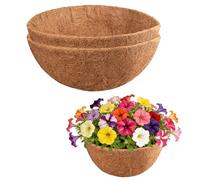 Inserts pour suspensions, inserts en fibre de coco naturelle pour jardinières, inserts de rechange en fibre de coco pour suspensions, inserts en fibre de coco à fixation murale, jardinières pour fleur