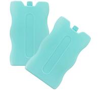 Inserts réfrigérants réutilisables - ORION - Lot de 2 - 200 g par unité - 16,5x10x1,5 cm - Bleu - Universels
