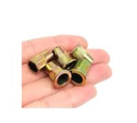 Inserts semi-hexagonaux métriques de Rivnut des écrous fraisés par rivet d'acier au carbone M3-M12(Type D,10pcs M10)