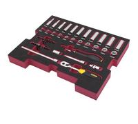 Inserts STANLEY FATMAX TSTAK IV - Jeu de douilles 1/4 - 48 pièces - FMHT0-74295