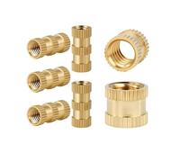 Inserts Thermiques En Laiton for Imprimante 3d, 50 Pièces, Écrous M3 M4, Moulage Par Fonte, Injection Intégrée, Écrou Fileté(20mm,M3(OD5mm) 50Pcs)