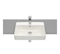 Inspira lavabo semi-encastrée en fineceramic 550x420 beige - ROCA A32753S650