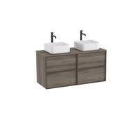 Inspira meuble 4 tiroirs pour vasques à poser 1200 mm magnolia texturé - ROCA A852522556