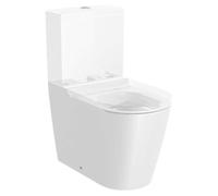 Inspira ROUND - Cuvette au sol Rimless à évacuation dual Roca A342526000 (sans réservoir et siège)