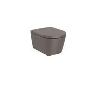 Inspira round cuvette suspendu compact sans bride 480x370 mm café - ROCA A346528660