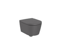 Inspira round cuvette suspendu compact sans bride 480x370 mm onyx - ROCA A346528640