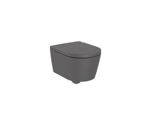 Inspira round cuvette suspendu compact sans bride 480x370 mm onyx - ROCA A346528640