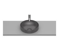 Inspira round vasque semi-encastrée en fineceramic sans trop-plein 37x37 onyx - ROCA A32752R640