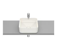 Inspira square vasque à poser en fineceramic sans trop-plein 37x37 beige - ROCA A327532650